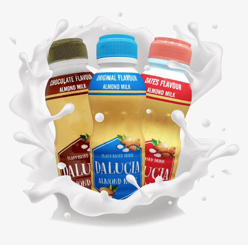 Dalucia Almond Milk All Flavour - Drink Milk Almond Brands, HD Png Download