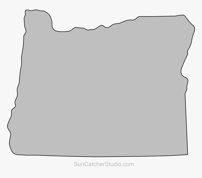Transparent State Of Texas Clipart - Oregon Outline Clipart, HD Png Download