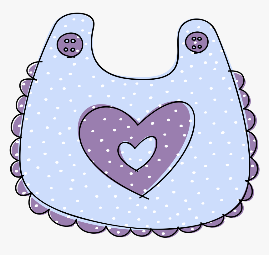 Blue Baby Bib Clipart, HD Png Download