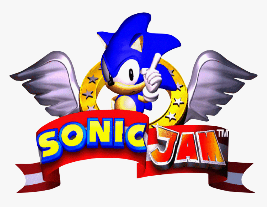 Sega Saturn Logo Png - Sonic Jam Title Screen, Transparent Png