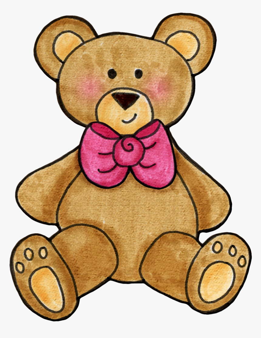 Plantillas Baby Shower ,de La Web - Teddy Bear Clipart Png For Girls, Transparent Png