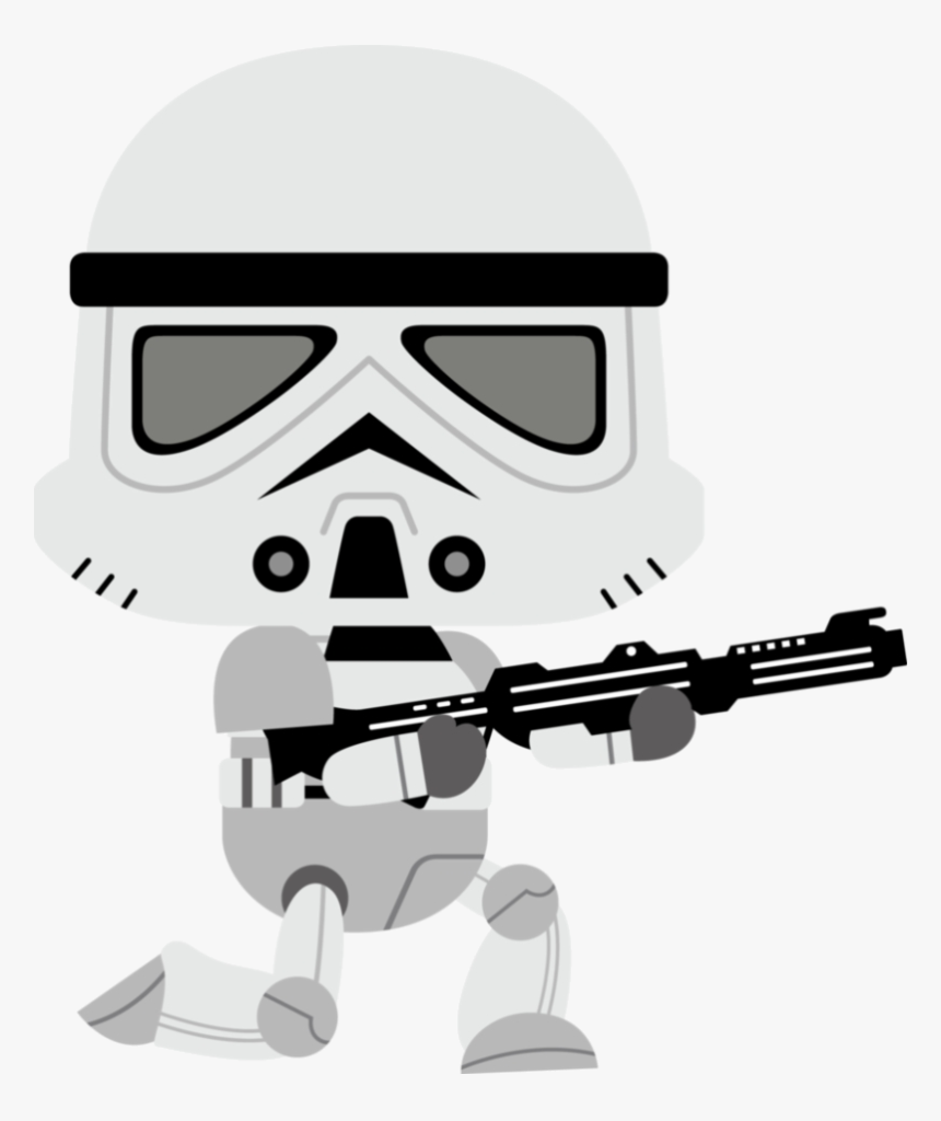 Stormtrooper Clipart Transparent Guns Star Wars Frames - Star Wars Clipart Stormtrooper, HD Png Download