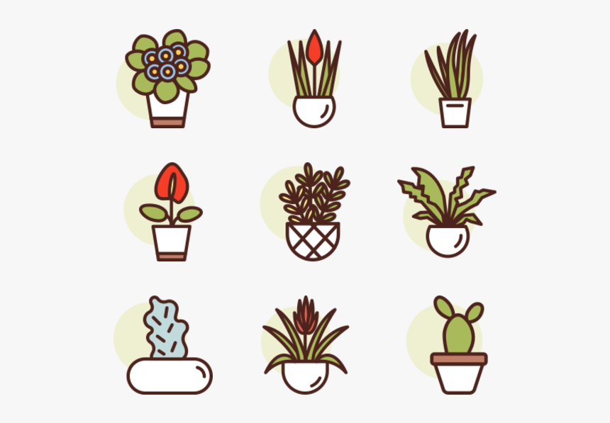 Plants - Plant Pot Art Png, Transparent Png