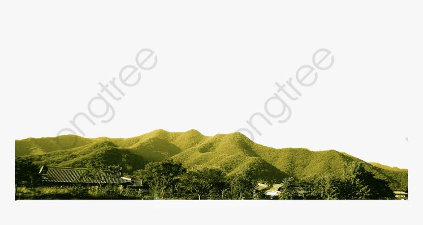 Mountain Scenery Hill - Hill, HD Png Download