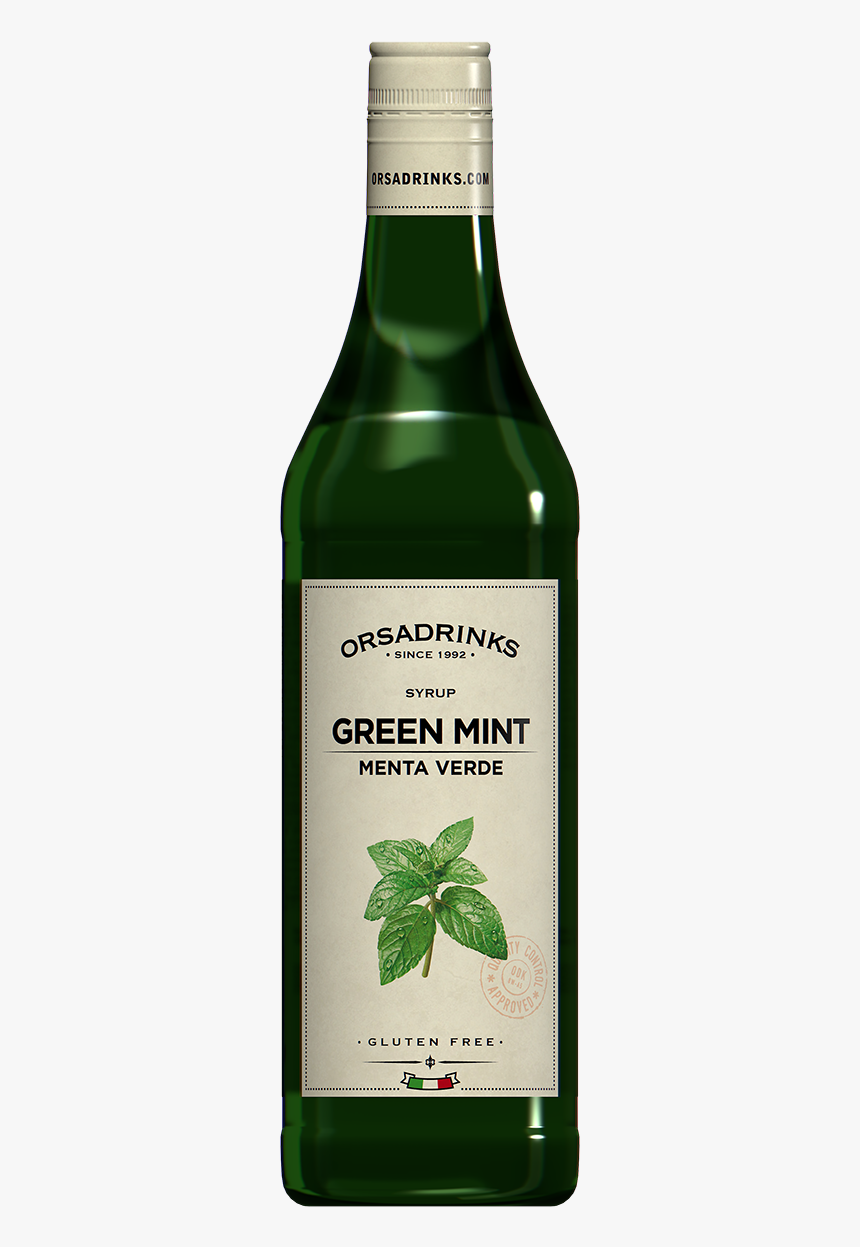 Odk Green Mint Syrup - Odk Syrup Green Mint, HD Png Download