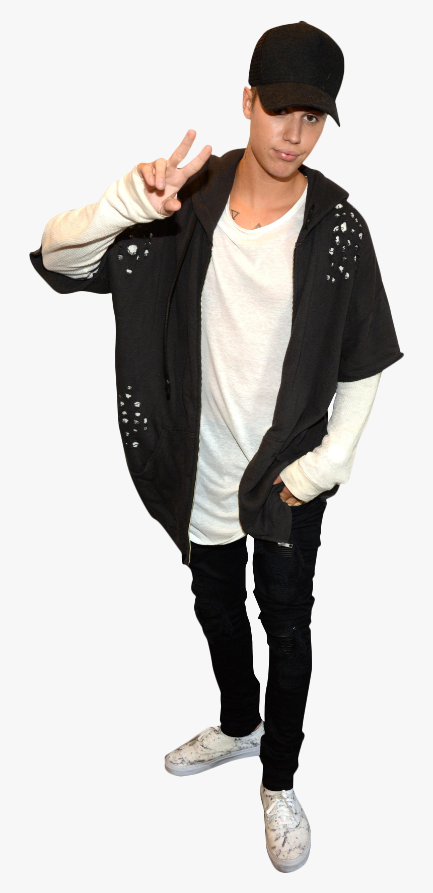 Justin Bieber Posing Png Image, Transparent Png