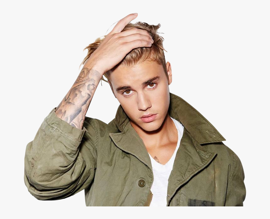 Justin Bieber Green Jacket Png Image - Justin Bieber, Transparent Png