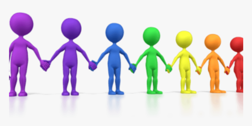 Line Of People Holding Hands , Png Download - Line Of People Holding Hands, Transparent Png