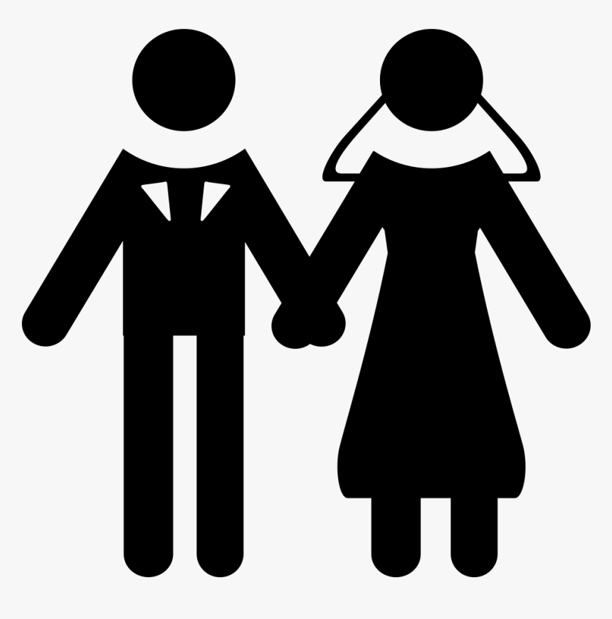 Clip Art Holding Hands Vector Graphics Computer Icons - Two People Holding Hands Outline, HD Png Download