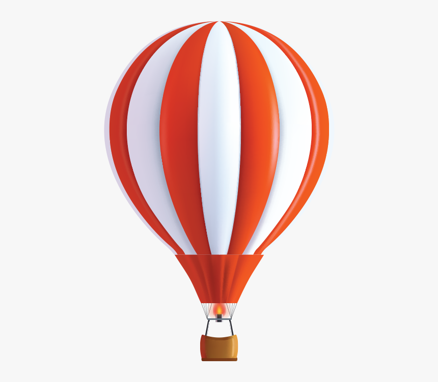 Globe Hot Air Balloon Png, Transparent Png