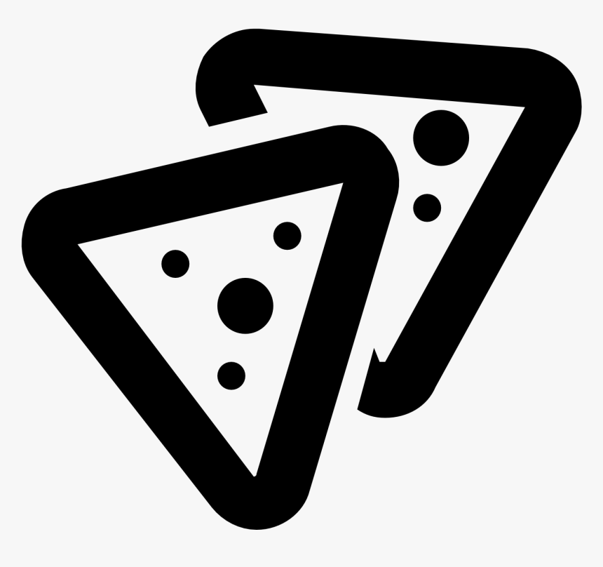 Chips Png Black And White, Transparent Png