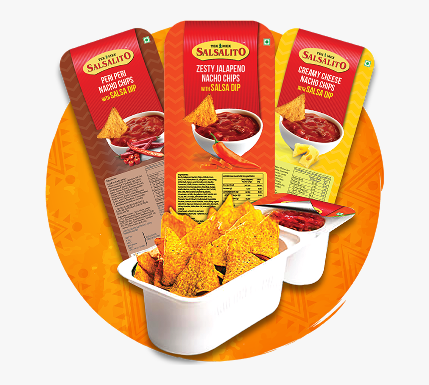 Salsalito Nacho Chips With Dip, HD Png Download