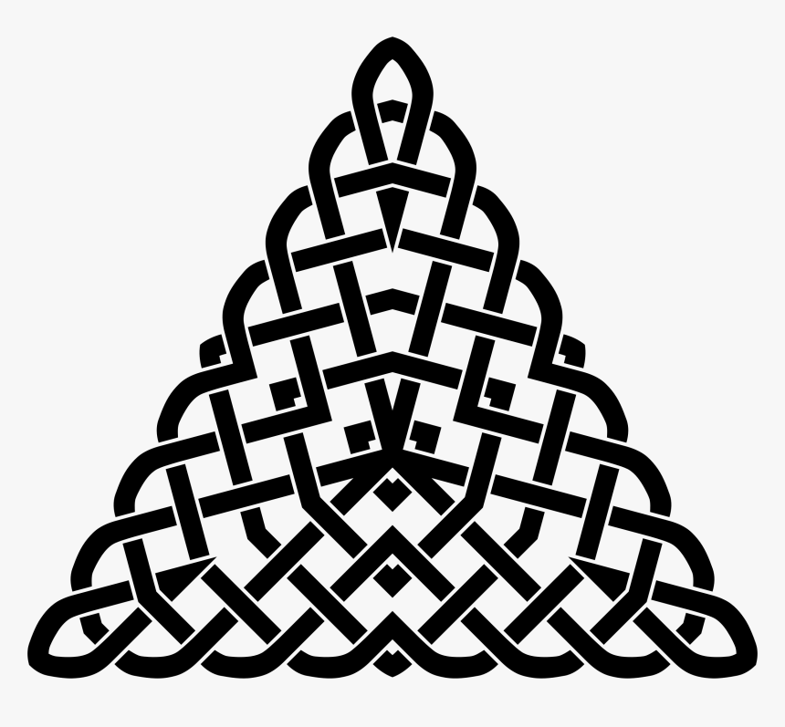 Celtic Knot Triangle - Triangulo Celta Png, Transparent Png