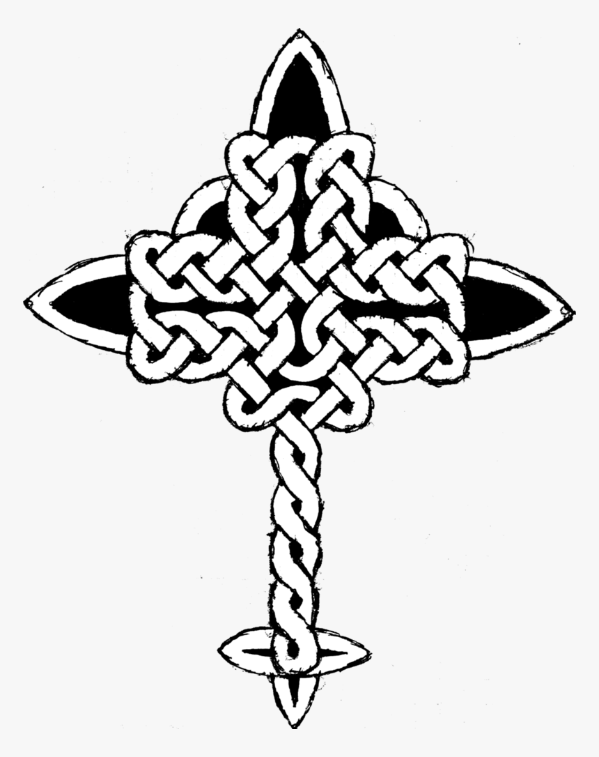 Celtic Knot Cross Thing By Thenextdecade - Drawing, HD Png Download