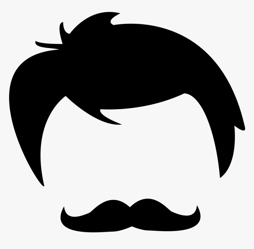 Male Hair Of Head And Face Shapes Comments - Mens Hair Clipart Png, Transparent Png