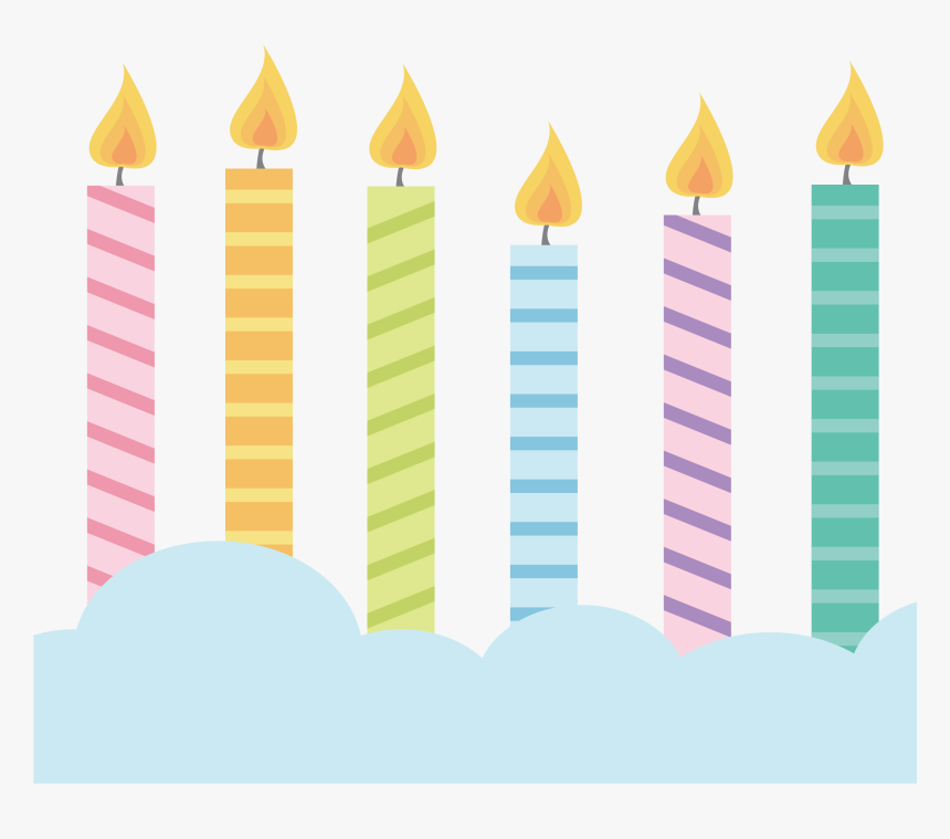 Romantic Candle Birthday - Illustration, HD Png Download