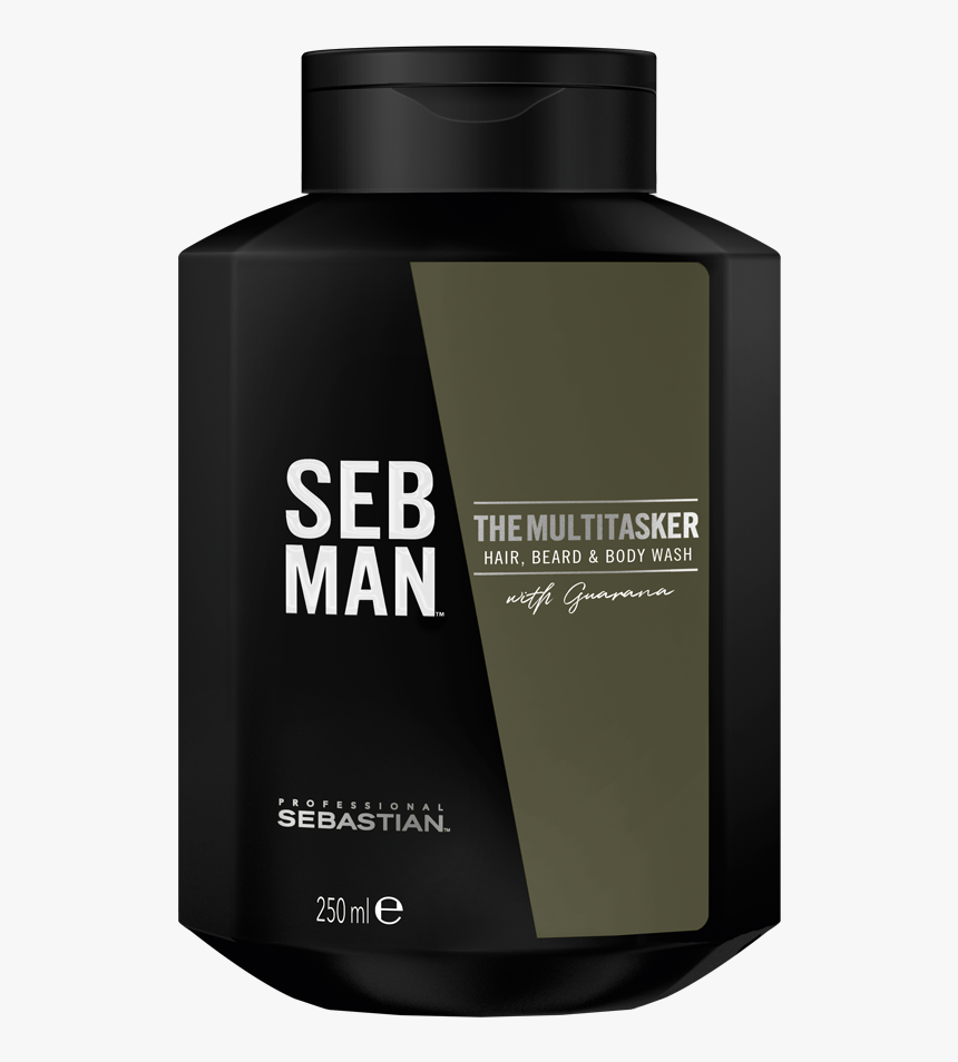 Seb Man The Multitasker Hair, Beard & Body Wash - Seb Man The Purist, HD Png Download