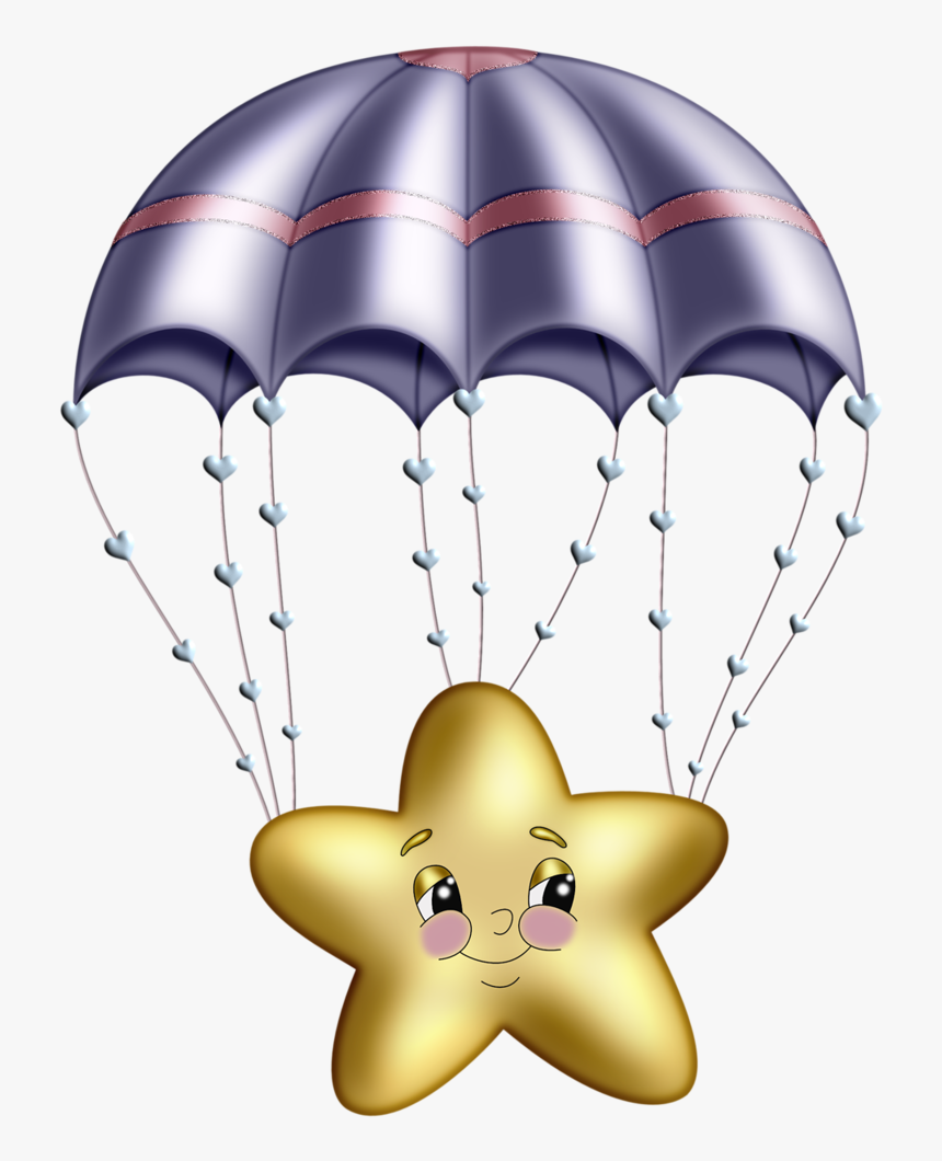 Transparent Parachute Clipart - Estrellas Animadas, HD Png Download
