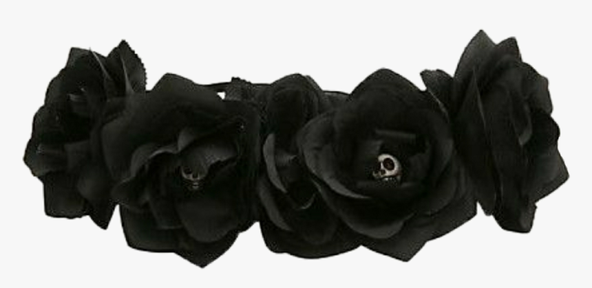 Black Flower Crown Png, Transparent Png