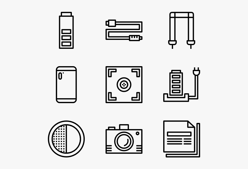 Photo & Camera - School Line Icon Png, Transparent Png