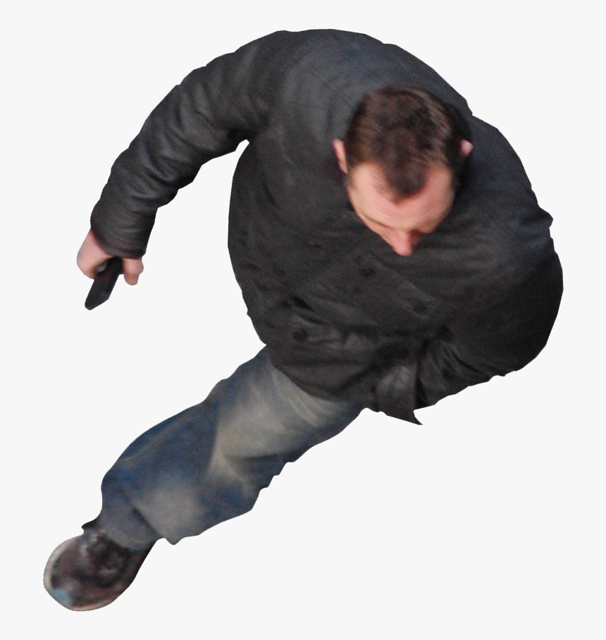 Persona Desde Arriba Png, Transparent Png
