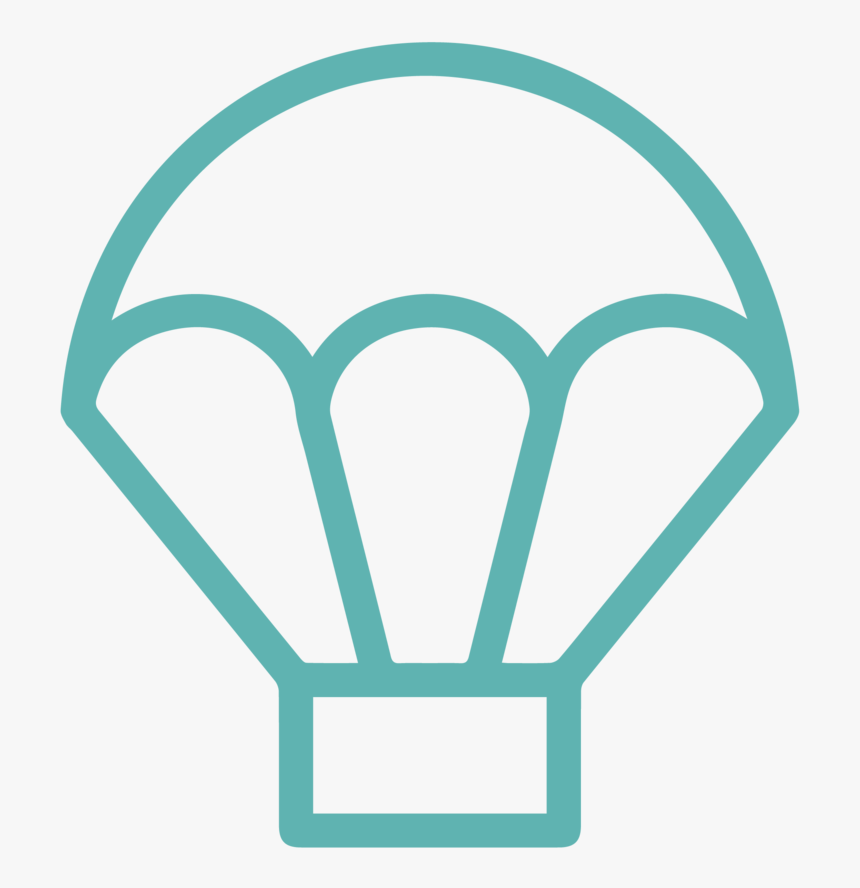 What A Great Day Of Serving People Who Want A Better - Outline Image Of Parachute, HD Png Download