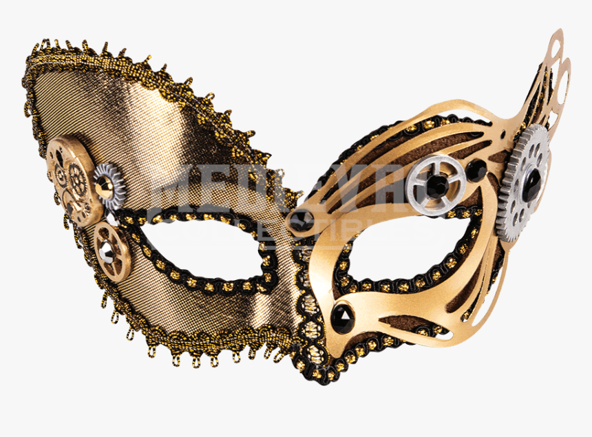 Bronze Steampunk Masquerade Masks , Png Download - Steampunk Masquerade Mask, Transparent Png