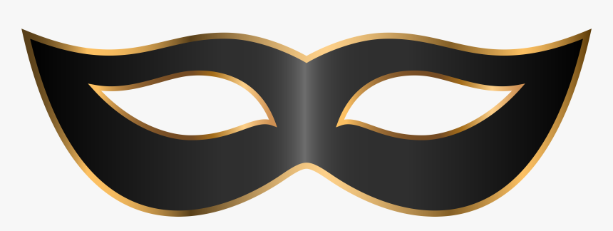 Black Carnival Mask Png Clip Art Transparent Image - Carnival Mask Png Black, Png Download