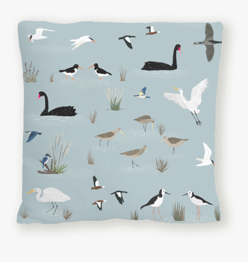Melissa Boardman Bird Cushion Mockup - Flock, HD Png Download