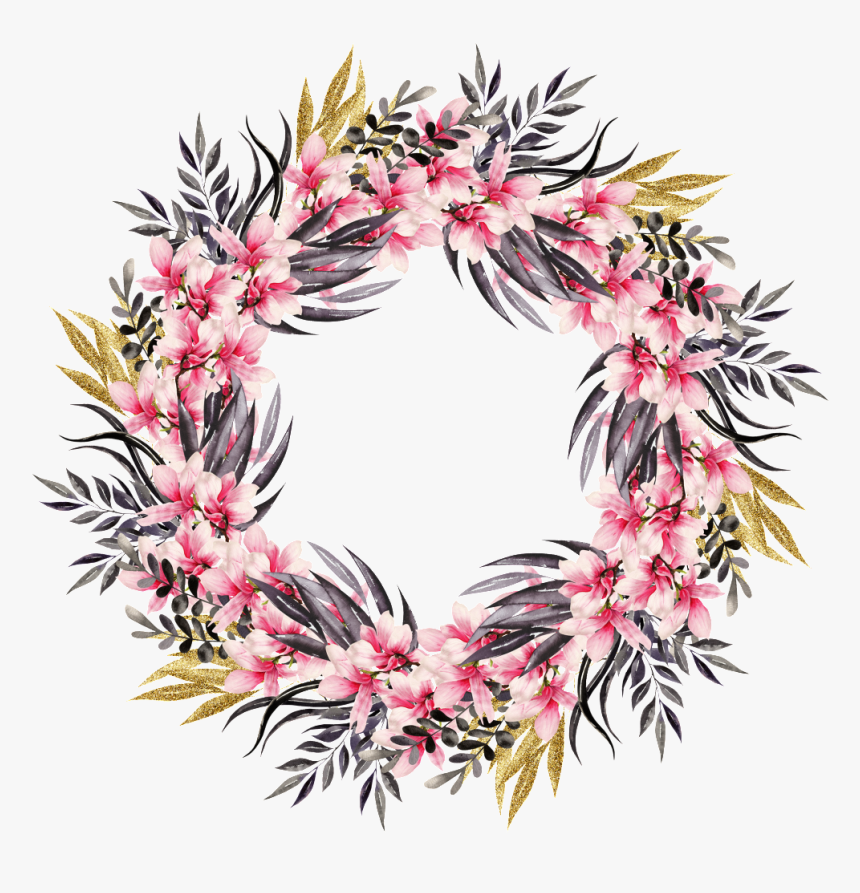 Hand Painted Summer Beautiful Garland Png Transparent, Png Download