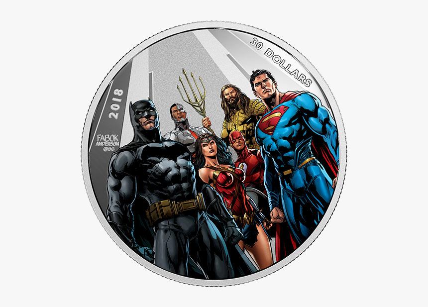 Canadian Mint Justice League, HD Png Download