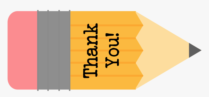 Free Printable Teacher Gift Tags {pencil} Clipart ,, HD Png Download