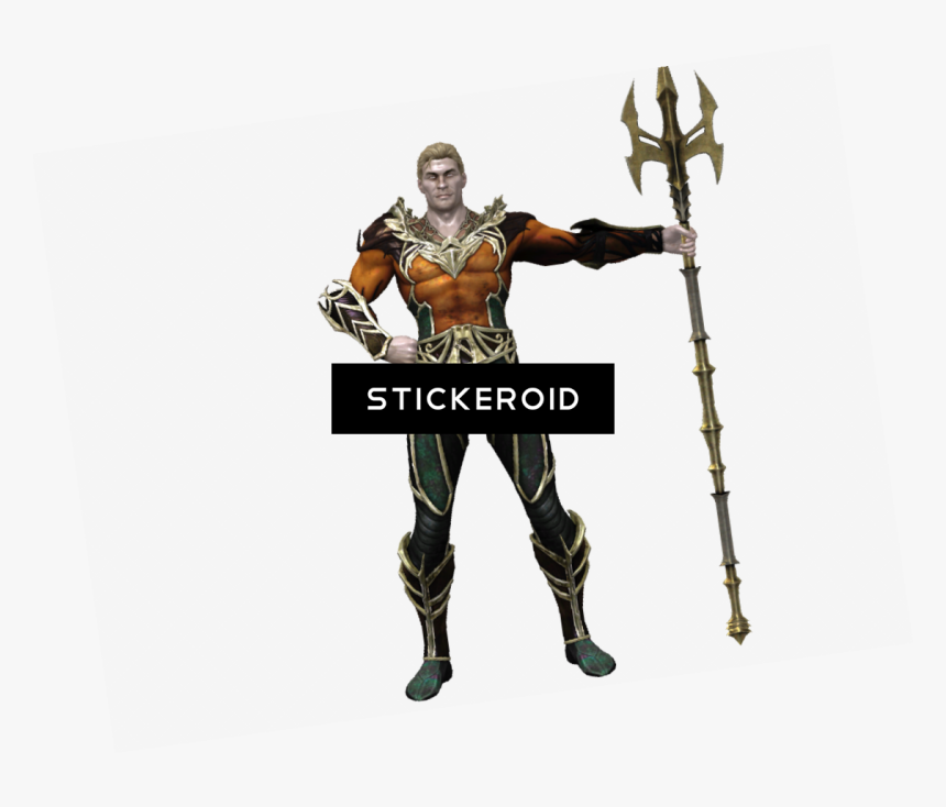 Gods Among Injustice 2 Aquaman , Png Download - Figurine, Transparent Png
