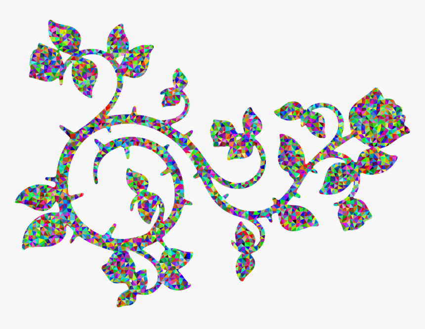 Art,symmetry,text - Rose Silhouette Png, Transparent Png