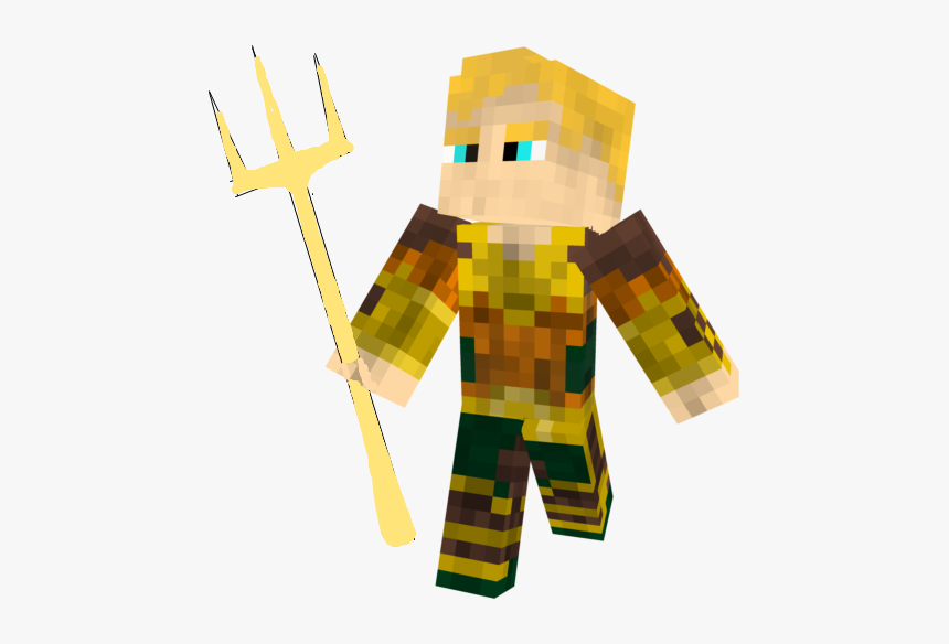 Aquaman Minecraft Png - Weapon, Transparent Png