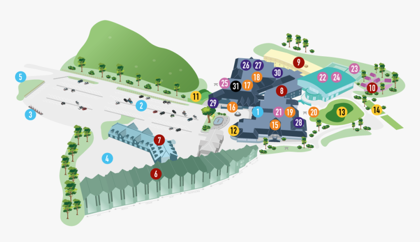 Old Course Hotel Layout, HD Png Download