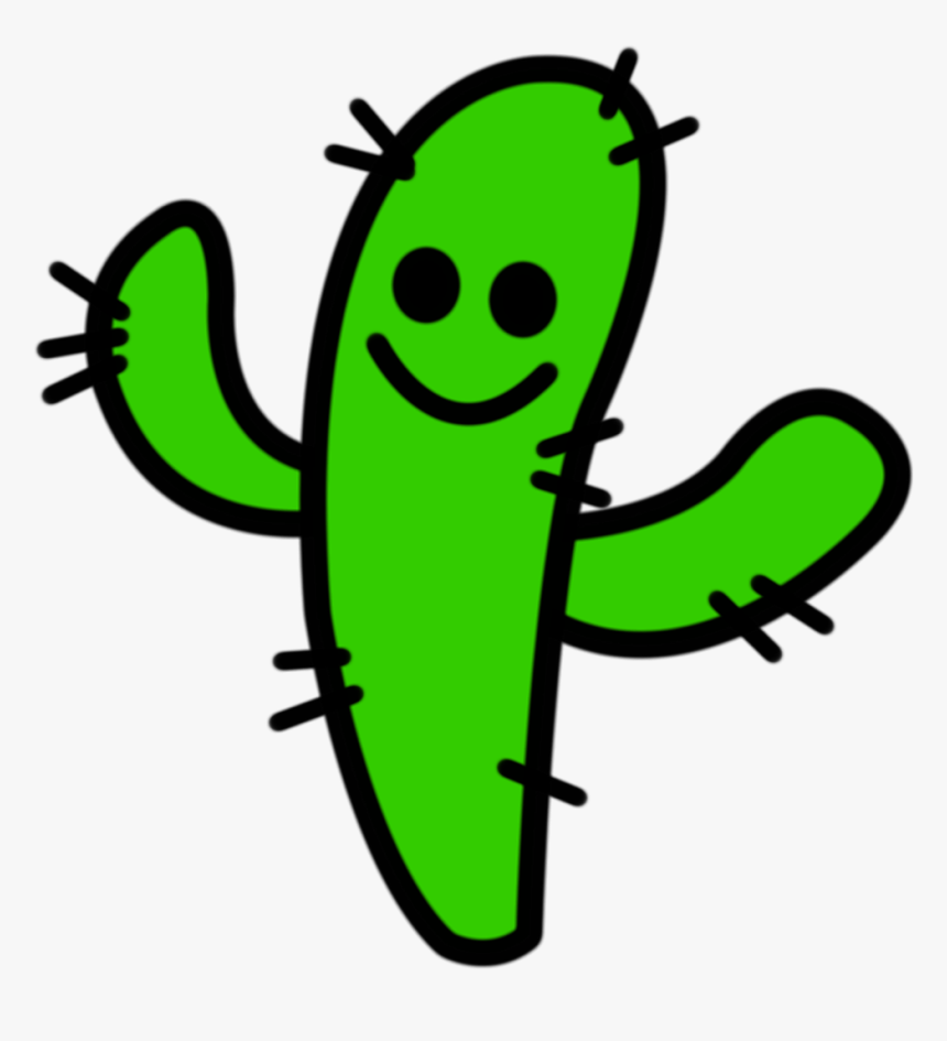 Cactus Plant Thorns Free Picture - Cactus Cartoon, HD Png Download