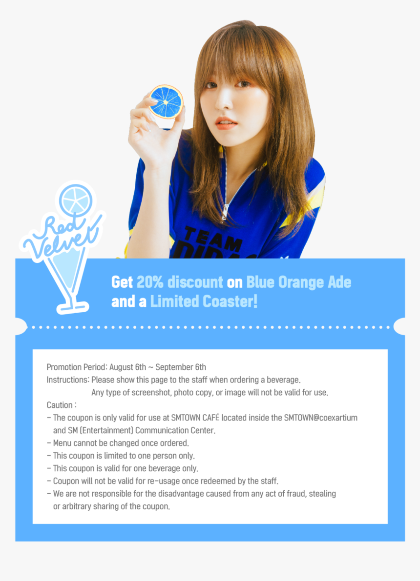 Red Velvet Wendy Blue Orange, HD Png Download