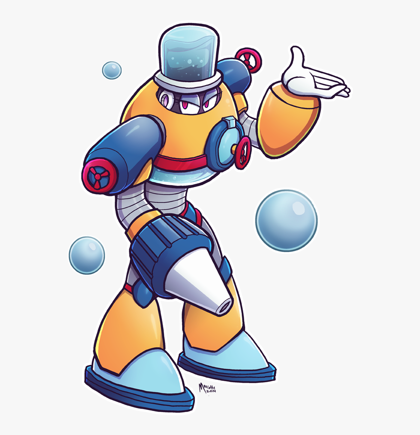 Megaman Aquaman Png Clipart , Png Download - Aqua Woman Mega Man, Transparent Png