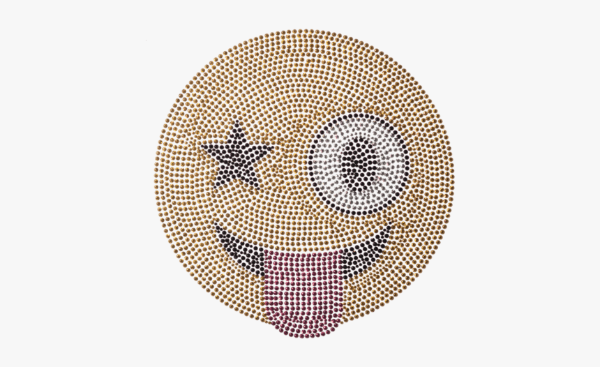 Star Eye Emoji - Circle, HD Png Download