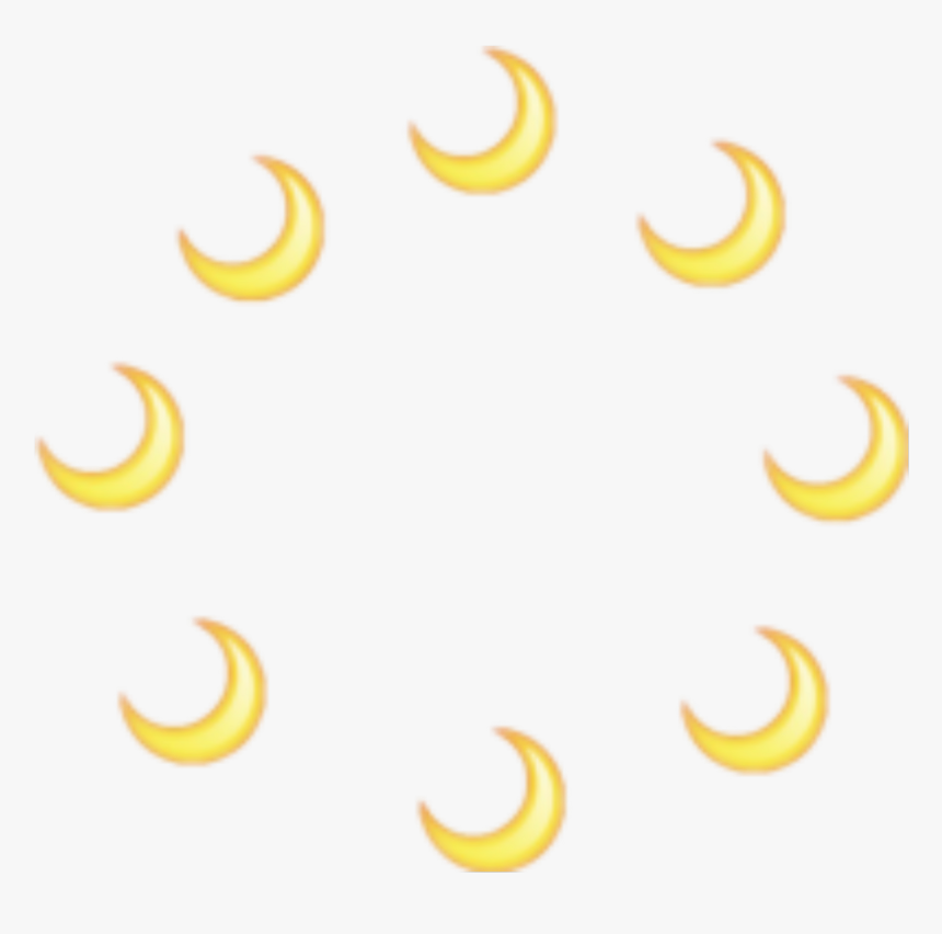 Moon Emoji Png - - Crescent, Transparent Png