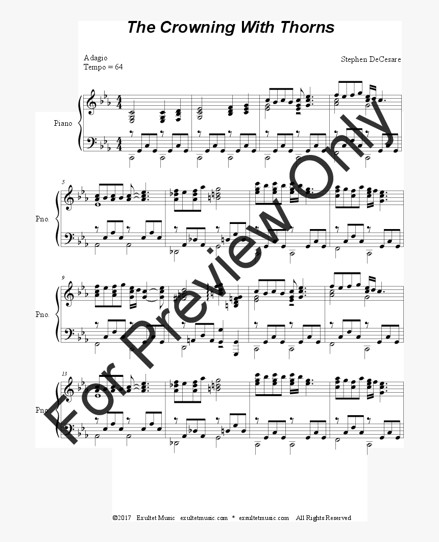 Product Thumbnail - Sheet Music, HD Png Download
