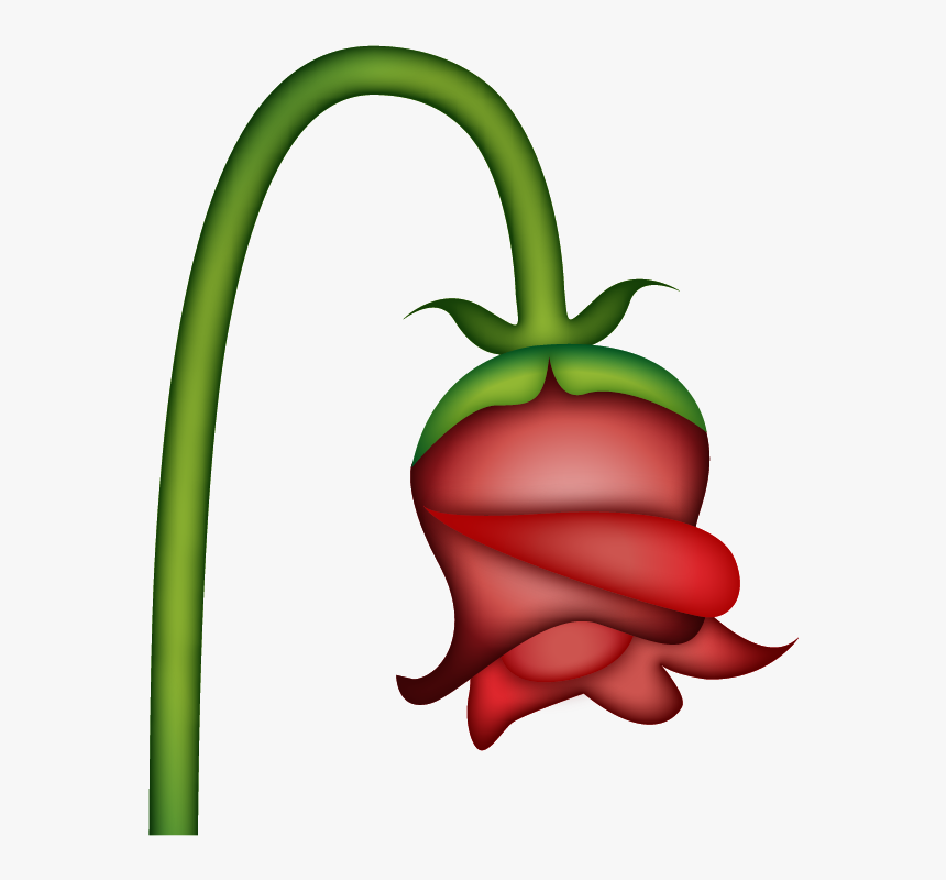 Cfh2t3nwmaaadyx - Wilting Rose Emoji Meaning, HD Png Download