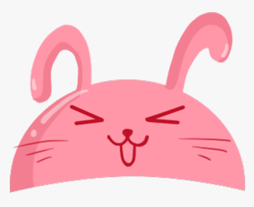 #emoji #bunny #ears #face #hat #crown #freetoedit #귀여운, HD Png Download