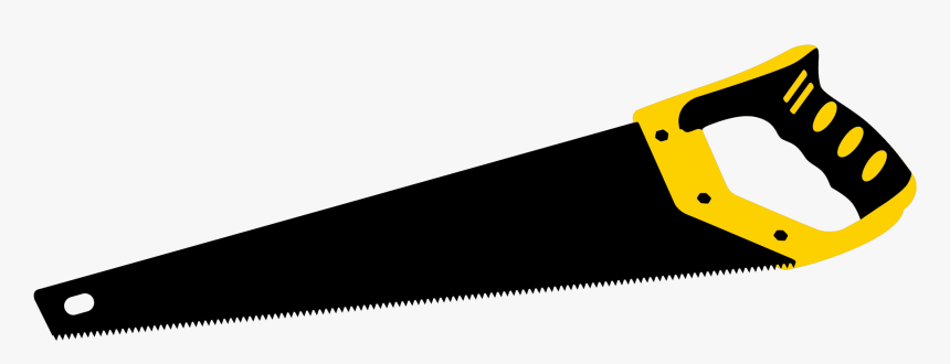 Hand Saw Tool - Hand Saw Vector Png, Transparent Png