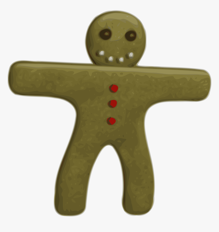 Gingerbread Man Clip Arts - Gingerbread Man Clipart .png, Transparent Png