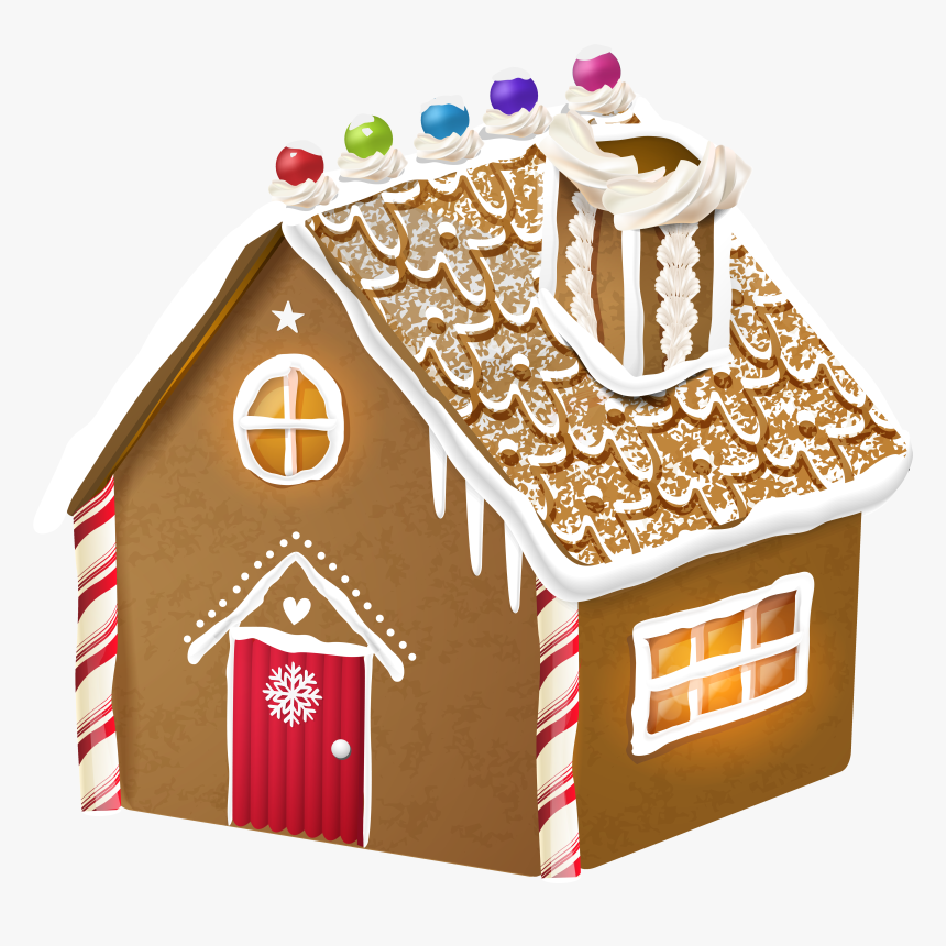 Collection Of House - Winter Gingerbread House Png, Transparent Png