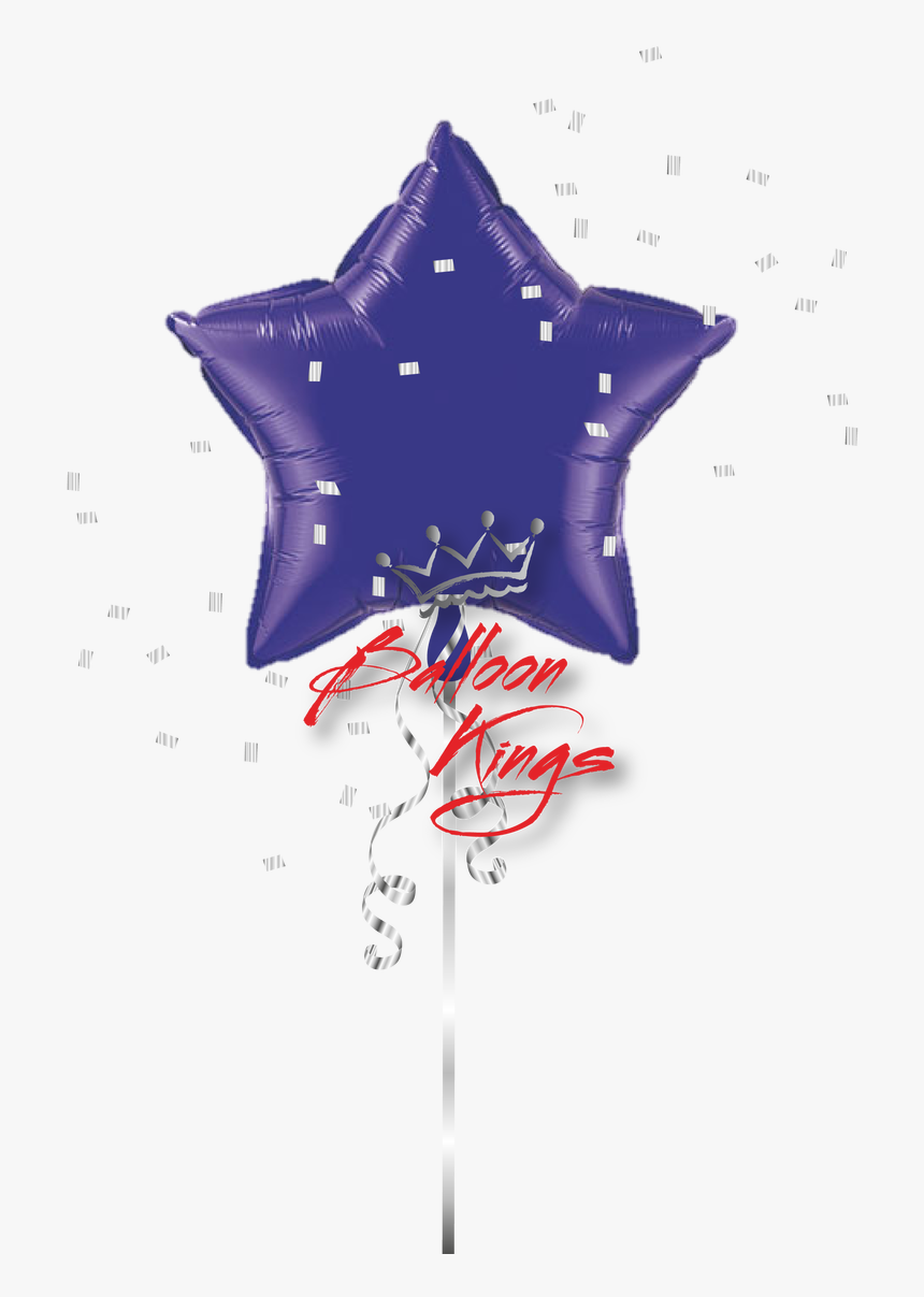 Purple Star Png -purple Star - Umrah Mubarak Helium Balloons, Transparent Png