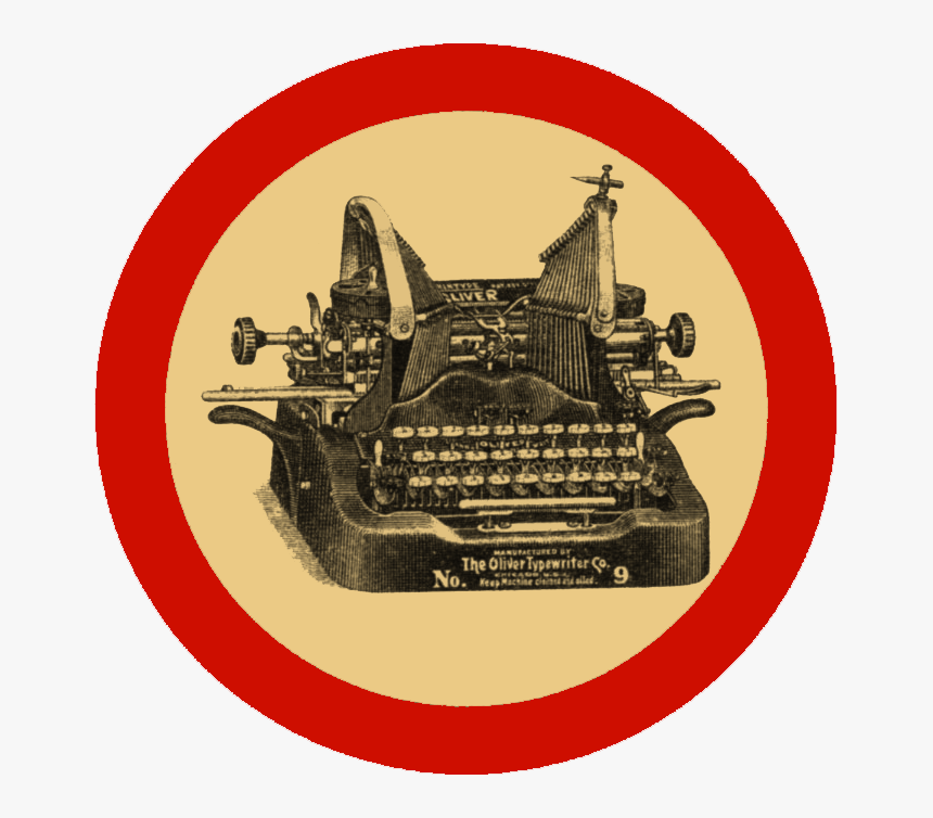 Oliver Typewriter Drawing, HD Png Download