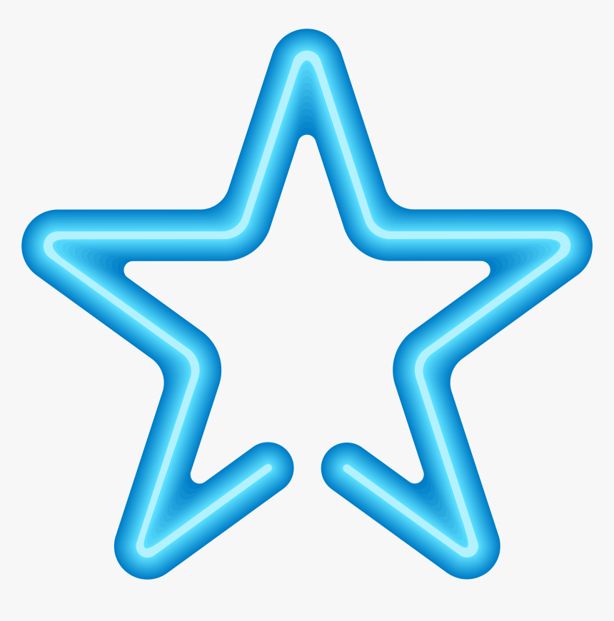 Blue Star Clip Art Blue Star Corner Clipart Black And, HD Png Download